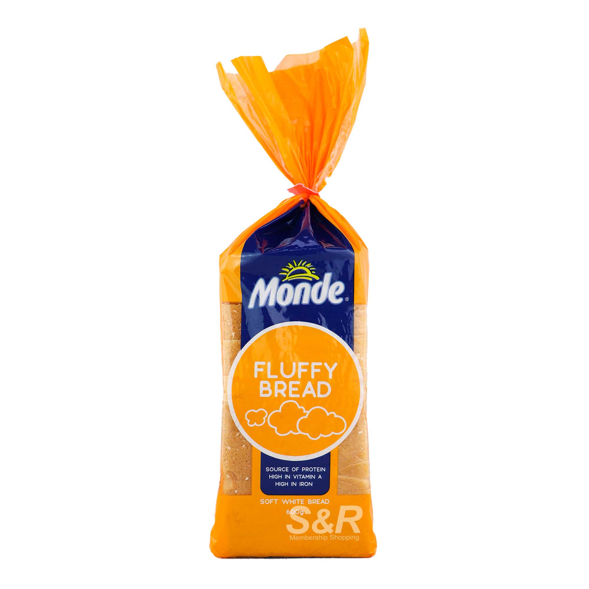 Monde Fluffy Soft White Bread 600g Monde Fluffy Soft White Bread 600g